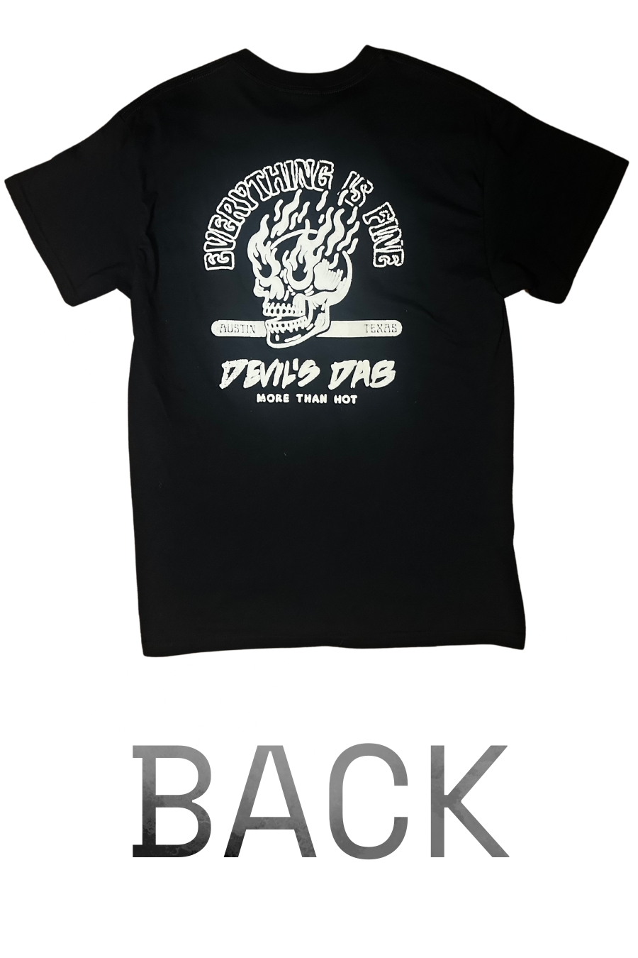 WHITE PUFF // BLACK T